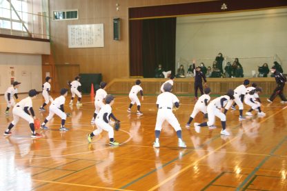 発行人、ぶら～り上野幌西小＜上野幌サンダース＞に出没。 
