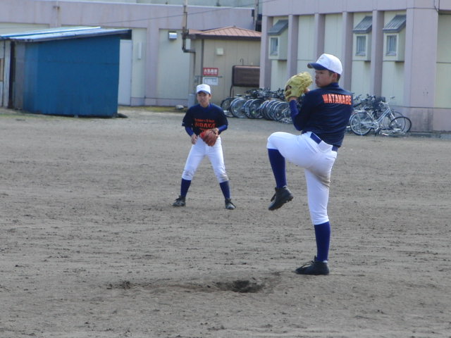 日高BBC・渡辺投手