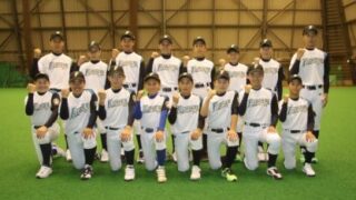 日本ハムＪｒ．チームキャップと練習着で結束 
