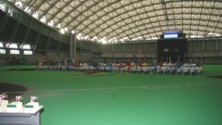 代表32チーム、つどーむに集まる 