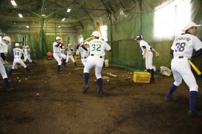 発行人、中沼＜札幌東シニア＞に出没。 