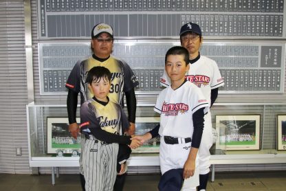 【速報】１回戦・静内ホワイト☆スターズ×拓勇ファイターズ＜南大会＞ 