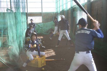 発行人、白石区東米里＜札幌石狩ボーイズ＞に出没。 