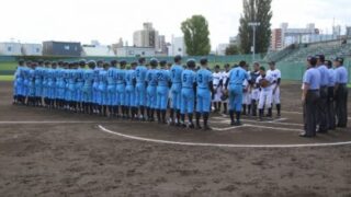 【速報】決勝・旭川北稜球団VS札幌新琴似シニア＜秋季全道新人戦＞ 