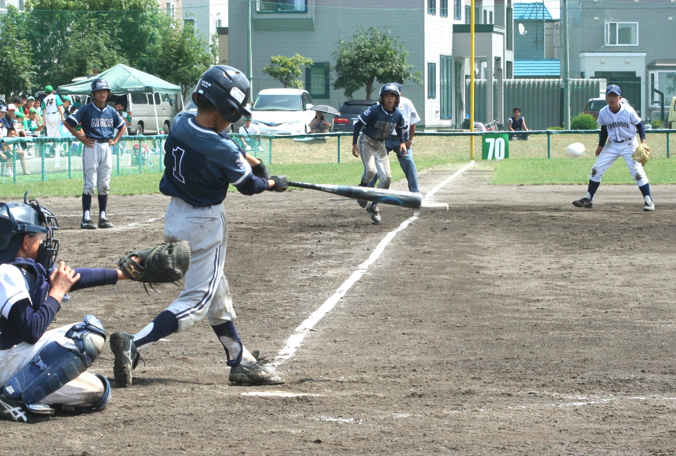 選手権・同点打ストライク