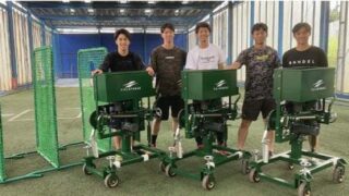 強豪チームも絶賛のフィールドフォース「アーム式ピッチングマシン」グラウンド練習へ向けて導入しませんか？ 