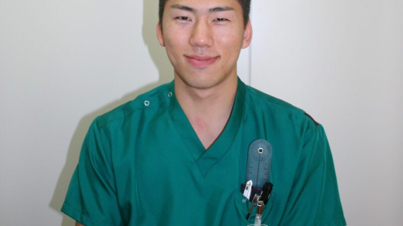 野球、バスケ、バレー経験の羊ケ丘病院・弘田さん 