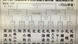 【組合せ】南北海道大会 