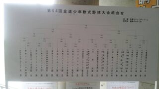 本日、「全道少年」開幕！ 