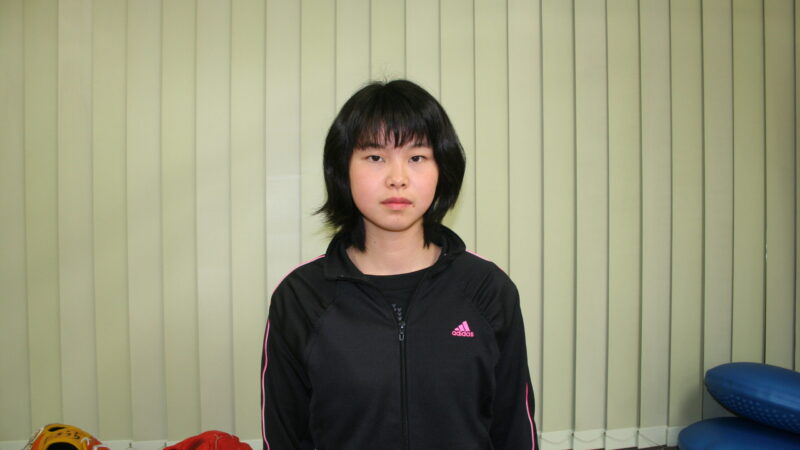 女子エースを目指して－岩見沢緑中の平井さん 