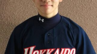 選手名鑑 ⑥前多 信樹(士別南中・野球部) 
