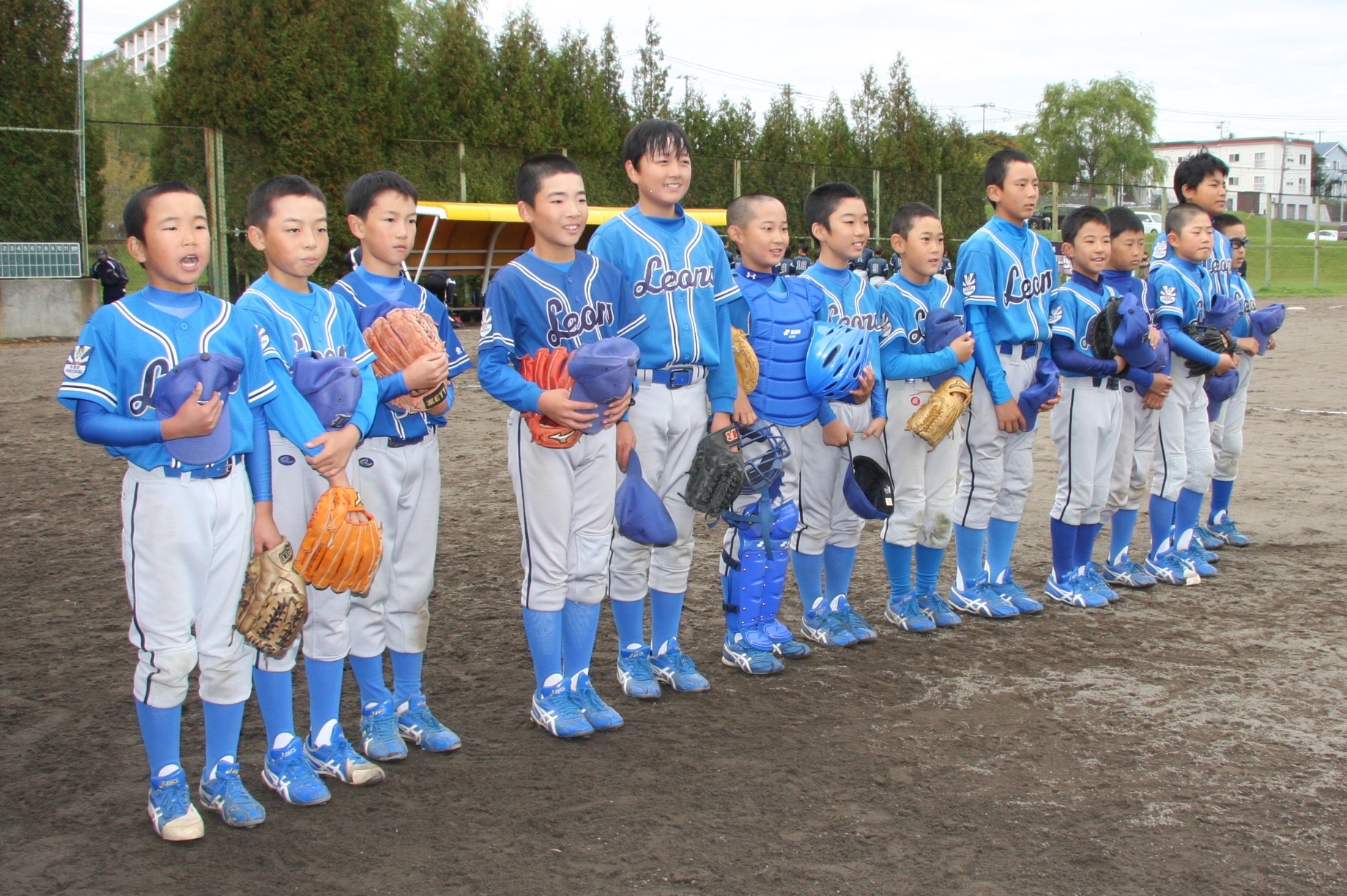 初戦突破を果たした東月寒レオンズナイン