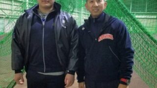 石狩校にOB小番君が、顔を出してくれた！ 