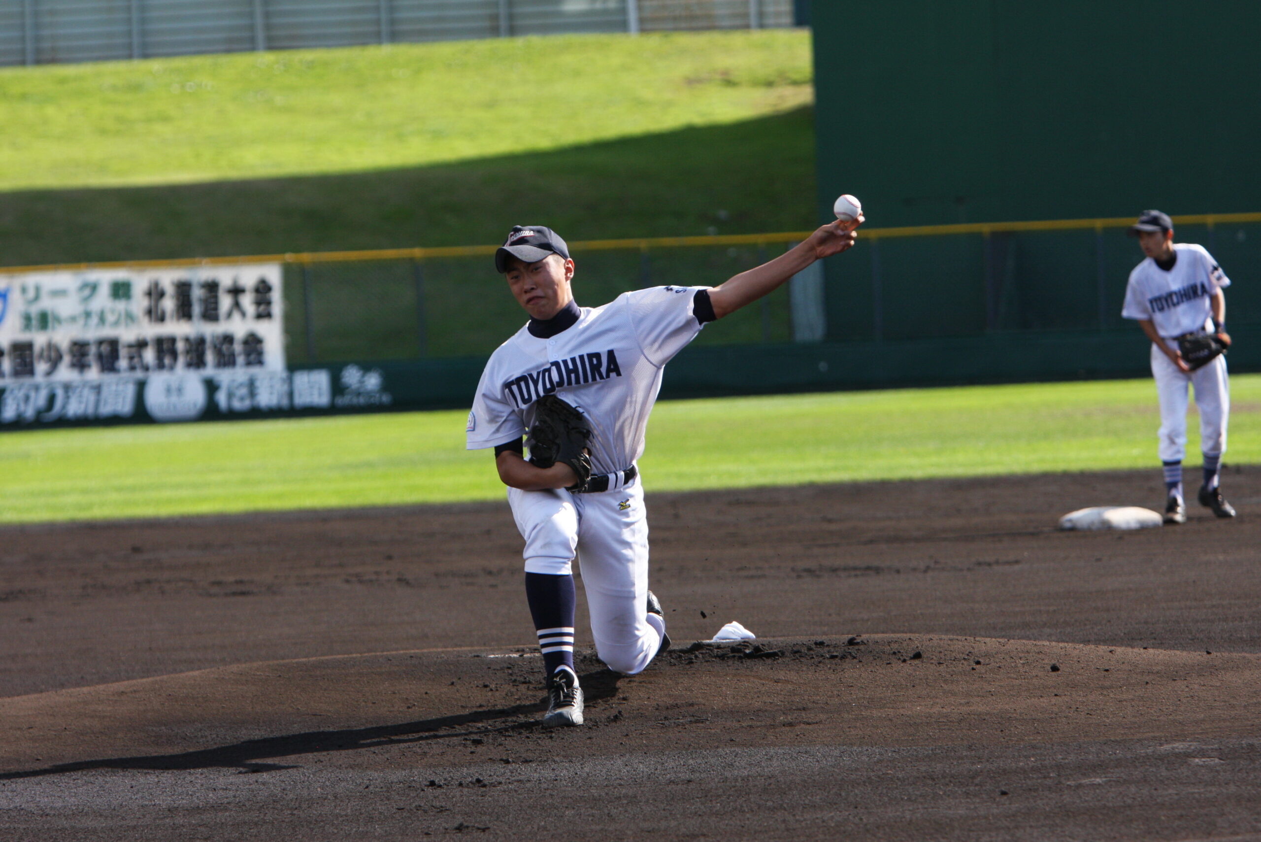 先発した川村奨一朗投手(札幌豊平クラブ)