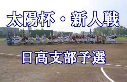 【組合せ】（太）日高支部予選 