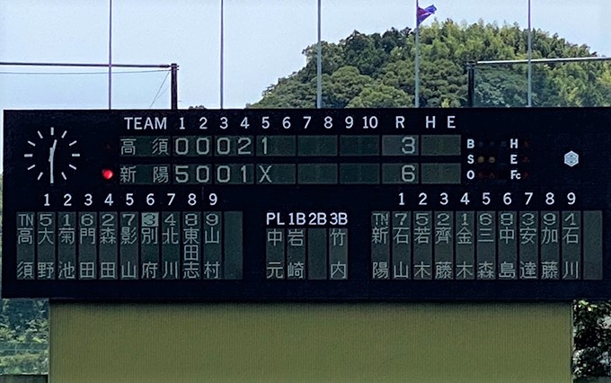 新陽スターズ、２回戦で涙！＜龍馬旗＞ 