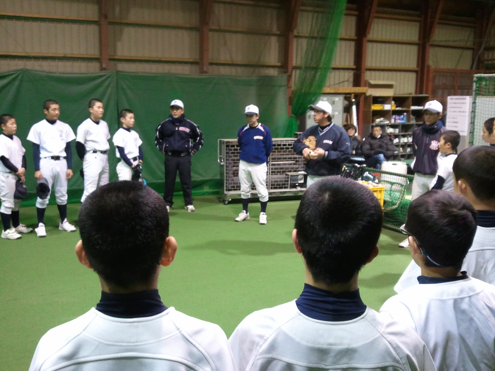 札幌大谷中学校のミーティングの様子