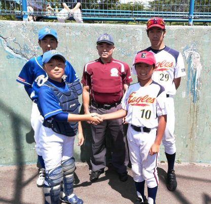 【記録】1回戦・追分イーグルス（胆振東）×伊達ブルータイガース（胆振西） 