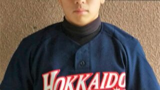 選手名鑑 ⑧笠間 大史(上川中・野球部) 