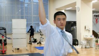 けが完治も見えた！今季にかける立命館の東海林君 