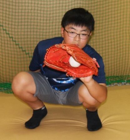 目標は甲子園！新冠野球の山口君 