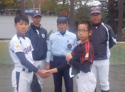 【速報】1回戦・もみじ台サザンクロス×あけぼのみどりファイターズ＜道新スポーツ旗＞ 