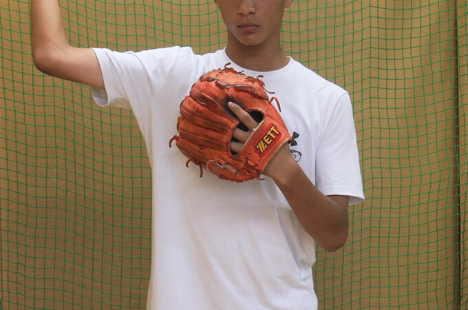 勝負は来季！岩内合同チームの木村君 