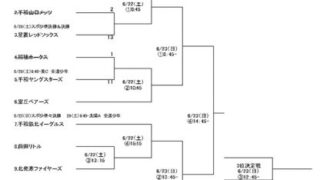 優勝は北発寒ファイヤーズ 準Ｖ星置レッド 3位手稲ヤングが代表掴む！＜札選手権＞ 