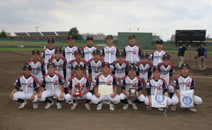 札幌北広島ボーイズ、第３位健闘！＜東北選抜大会＞ 
