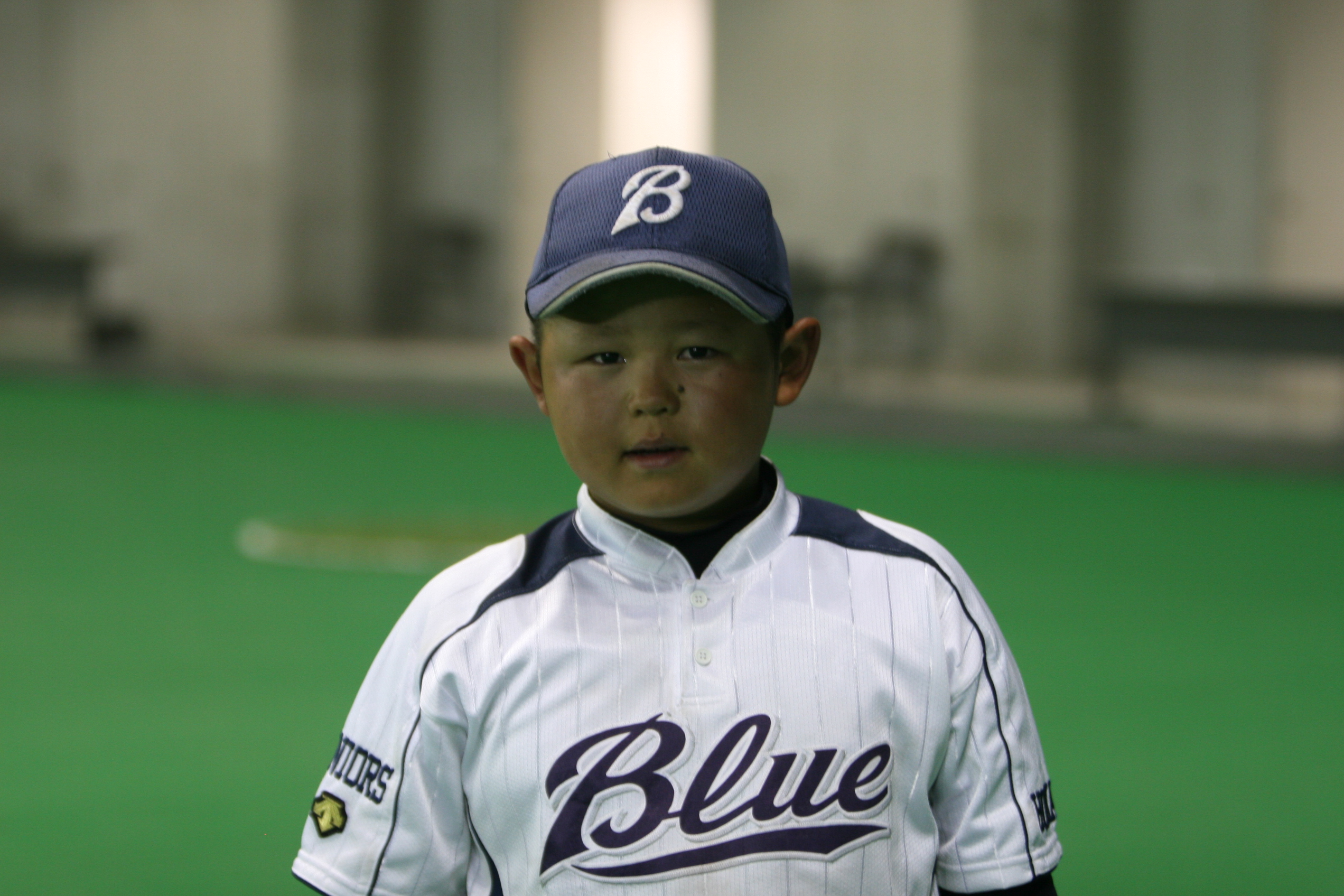 同点タイムリーの佐藤秀臣君
