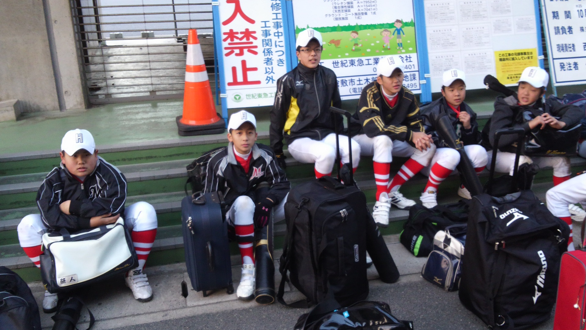 3回戦終了後の選手たち