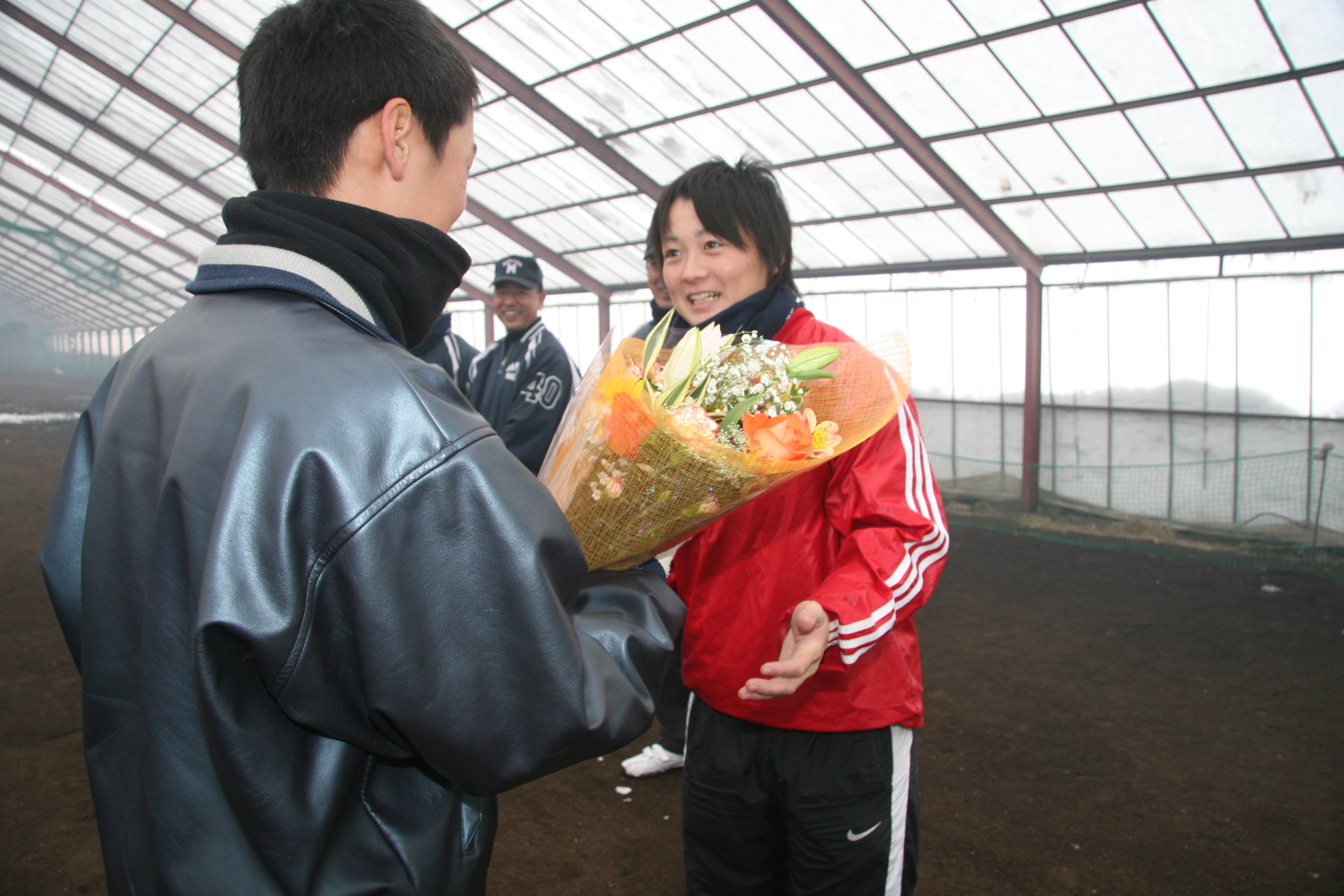 花束贈呈