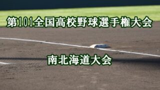 【代表】第101回　全国高等学校野球選手権　南北海道大会 