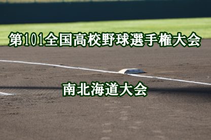 【代表】第101回　全国高等学校野球選手権　南北海道大会 