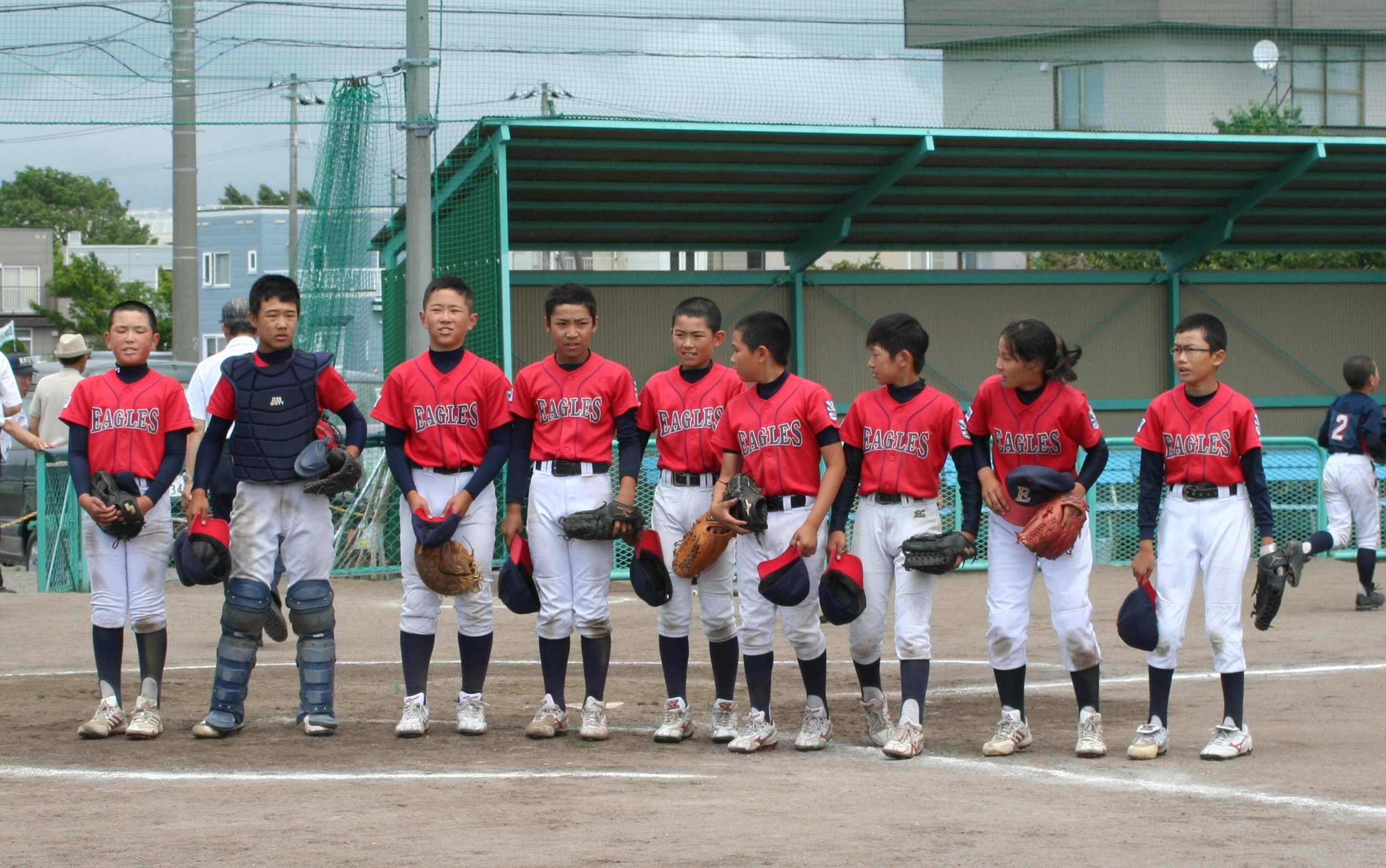 優勝した本郷イーグルス