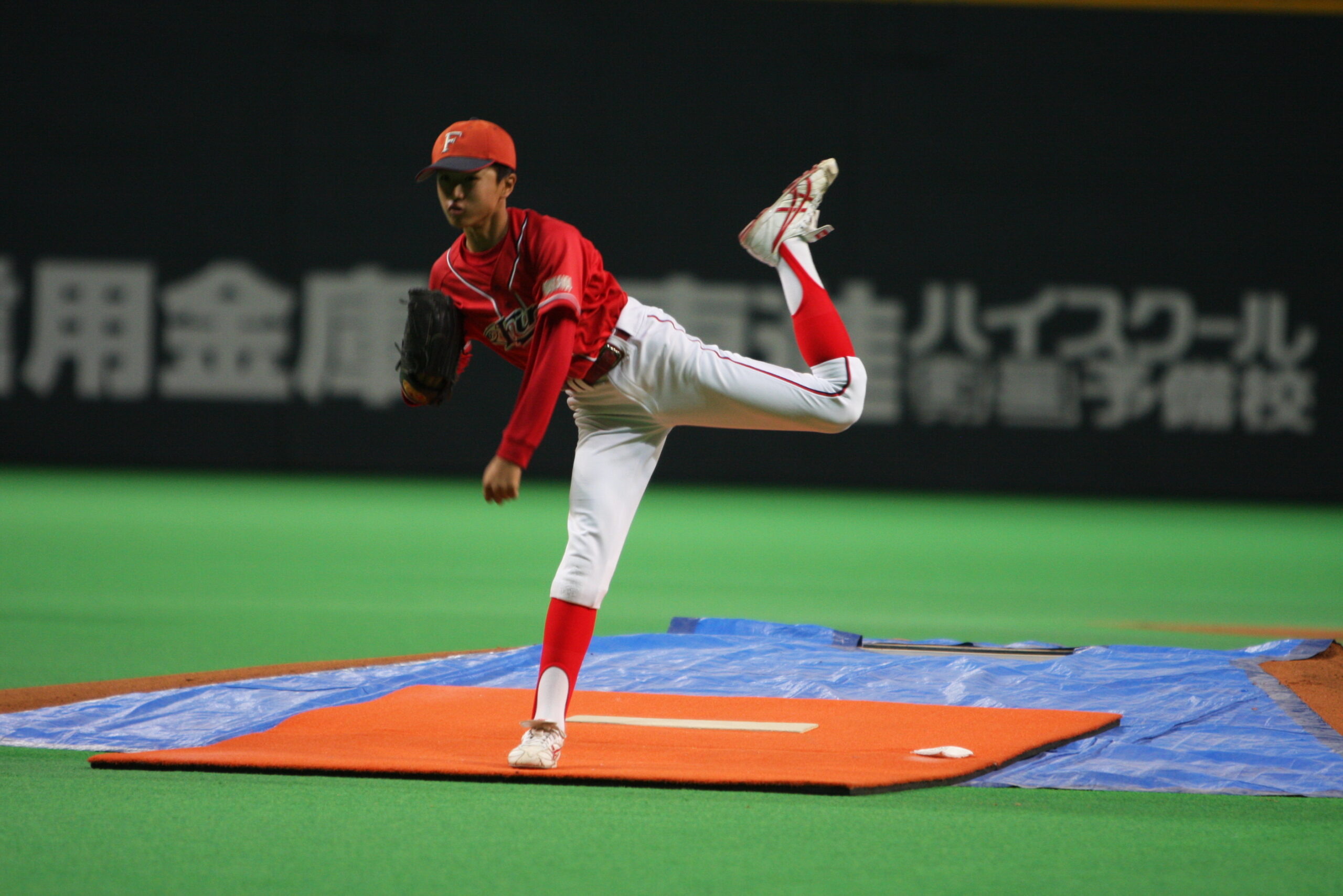 石井蒼大投手(上常呂レッド)
