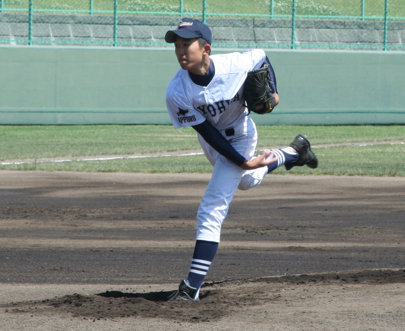 豊平先発・齋藤 先発で好投した札幌豊平の斉藤直文