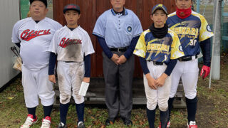 【28日速報】2回戦・石狩選抜×小樽選抜（花畔公園③） 