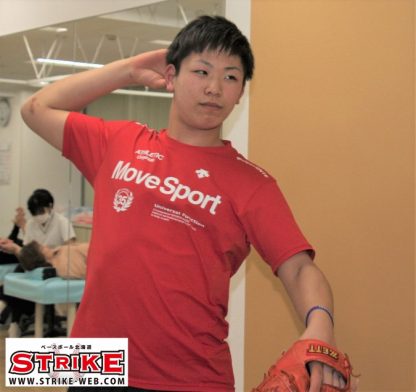 大学野球に賭ける札日大高の岩田君 