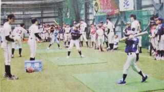 北ガス野球部、小学生対象の野球教室 