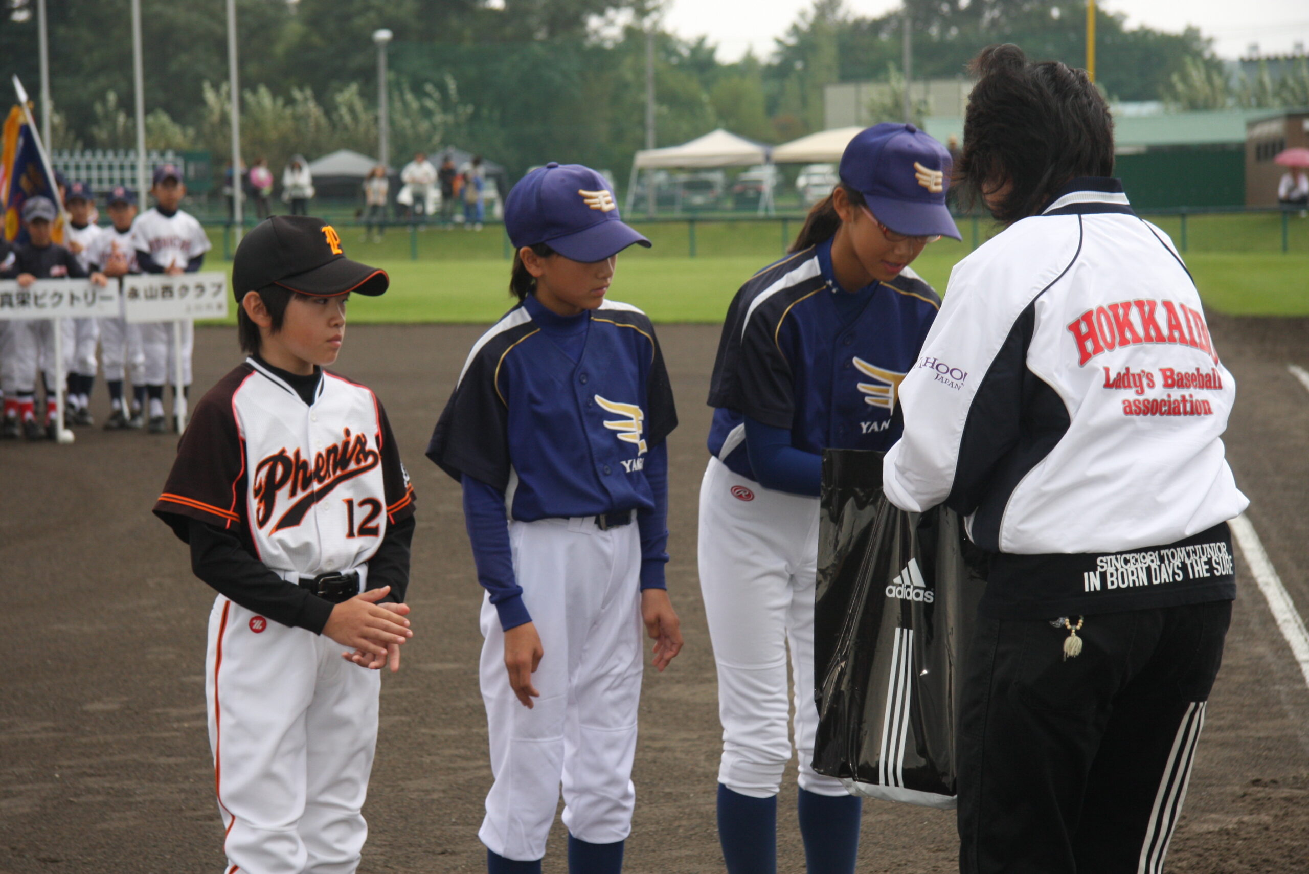 女子選手へ・・・