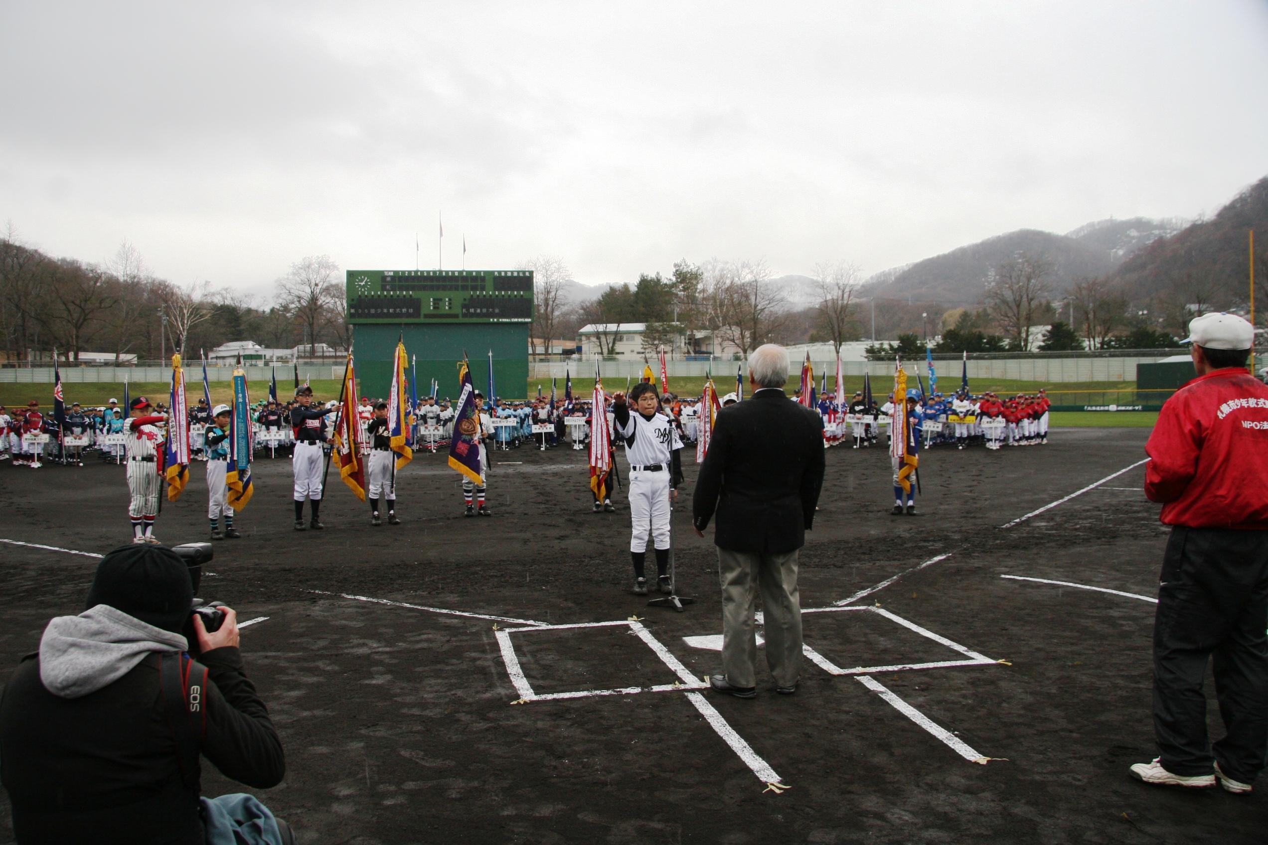 札幌選抜大会 開会式の様子
