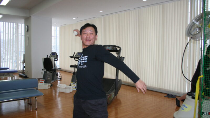 「野球が生きがい」４３歳、登別市の佐藤さん 