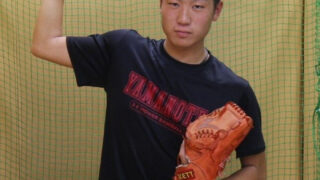 勝負は大学野球、札山の手の宮崎君 