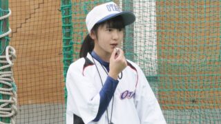 美少女マネージャー、小樽シニアを支える長谷川さん 