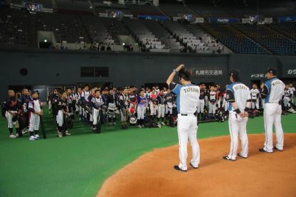 日本ハムJr.セレクションに840人 