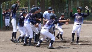 北野中、逆転サヨナラ勝ち！土壇場で満塁弾 