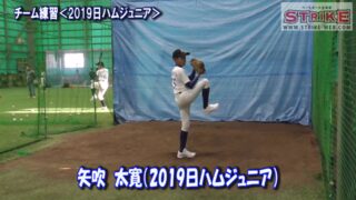 矢吹太寛＜2019日ハムジュニア＞ 