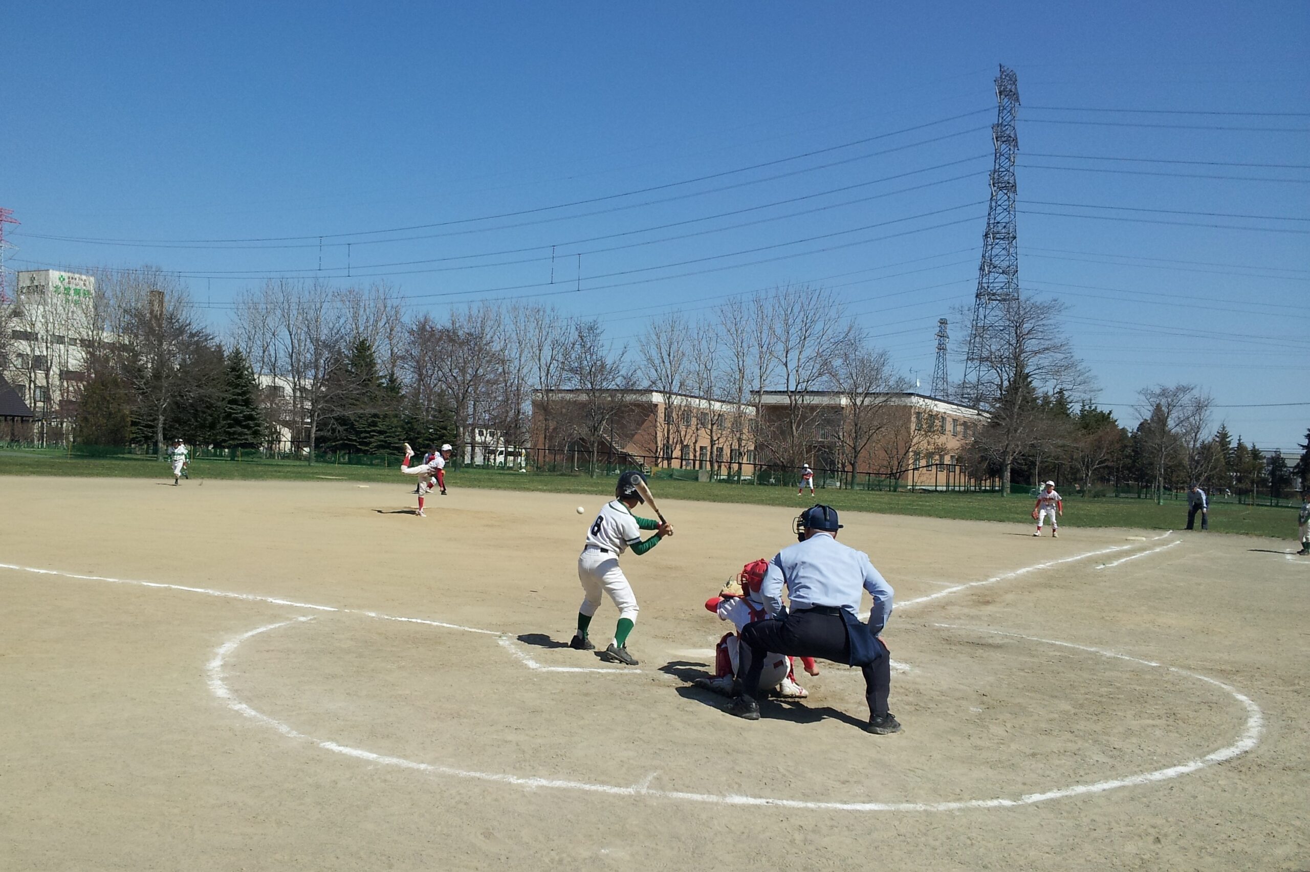 北区春季(新川西ふれあい公園より)