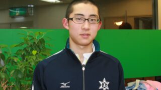 文武両道！けが克服にかける札南・斉藤君 